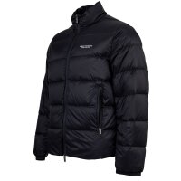A|X ARMANI EXCHANGE Mens Down Jacket - Quilted jacket with stand-up collar, zipper, real down, warm lining Navy S (Small)