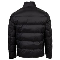 A|X ARMANI EXCHANGE Mens Down Jacket - Quilted jacket with stand-up collar, zipper, real down, warm lining Black 2XL (XX-Large)