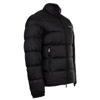 A|X ARMANI EXCHANGE Mens Down Jacket - Quilted jacket with stand-up collar, zipper, real down, warm lining Black 2XL (XX-Large)