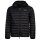 A|X ARMANI EXCHANGE Mens Down Jacket - Quilted jacket with hood, zipper, real down, warm lining Black S (Small)