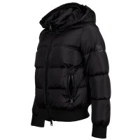 A|X ARMANI EXCHANGE Damen Daunenjacke - Steppjacke mit Kapuze, Reißverschluss, Echte Daunen, Warm Gefüttert Schwarz XS