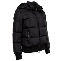 A|X ARMANI EXCHANGE Damen Daunenjacke - Steppjacke mit Kapuze, Reißverschluss, Echte Daunen, Warm Gefüttert Schwarz XS