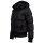 A|X ARMANI EXCHANGE Womens Down Jacket - Quilted Jacket with Hood, Zipper, Real Down, Warm Lining Black XS (X-Small)