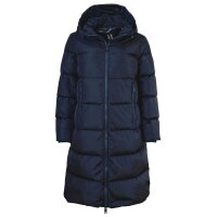 A|X ARMANI EXCHANGE ladies down coat - quilted coat, zip fastening, hood, genuine down Blue XS (X-Small)