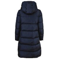 A|X ARMANI EXCHANGE ladies down coat - quilted coat, zip fastening, hood, genuine down Blue XS (X-Small)