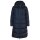 A|X ARMANI EXCHANGE ladies down coat - quilted coat, zip fastening, hood, genuine down Blue XS (X-Small)