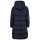 A|X ARMANI EXCHANGE ladies down coat - quilted coat, zip fastening, hood, genuine down Blue XS (X-Small)