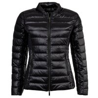 A|X ARMANI EXCHANGE Damen Daunenjacke - Steppjacke, Reißverschluss, Kapuze im Kragen Schwarz L