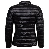 A|X ARMANI EXCHANGE womens down jacket - quilted jacket, zip fastening, hood in collar Black S (Small)