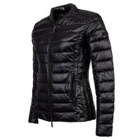 A|X ARMANI EXCHANGE womens down jacket - quilted jacket, zip fastening, hood in collar Black S (Small)