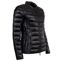 A|X ARMANI EXCHANGE womens down jacket - quilted jacket, zip fastening, hood in collar Black S (Small)