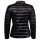 A|X ARMANI EXCHANGE womens down jacket - quilted jacket, zip fastening, hood in collar Black S (Small)