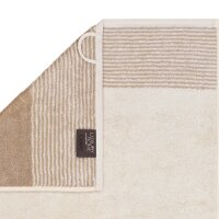 CAWÖ Guest towel - Luxury Home, C Two-Tone, terry towelling Nature 30x50cm