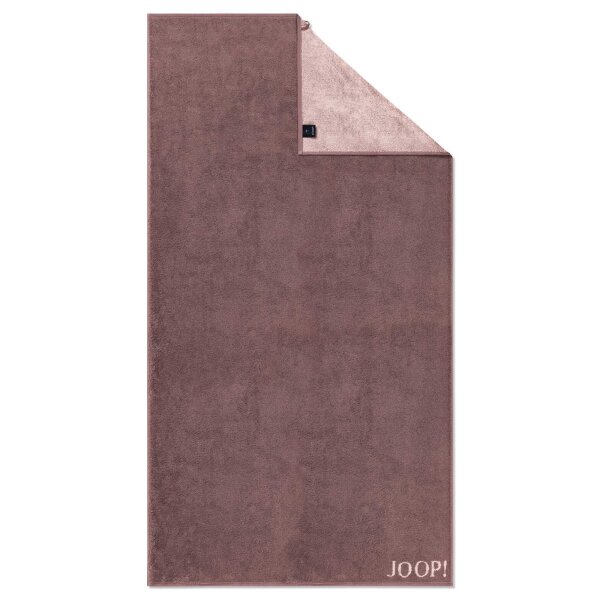 JOOP! Towel - J! Joop! Contour, double-sided, reversible towel, terry cloth, cotton Mauve 80x150cm