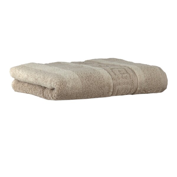 CAWÖ Handtuch - C Noblesse, Walkfrottier, Baumwolle Sand 50x100cm