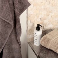 CAWÖ Handtuch - C Noblesse, Walkfrottier, Baumwolle Sand 50x100cm