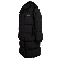 A|X ARMANI EXCHANGE Herren Daunenmantel - Steppmantel, Reißverschluss, Kapuze, Logo Aufdruck Schwarz S