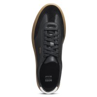 BOSS Mens Trainers - Kieran Tenn sdgral, Low-top, Genuine Leather, Logo Black EUR 44 (UK 10)