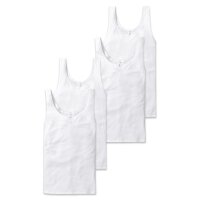 SCHIESSER Damen Unterhemden, 4er Pack - "Cotton...