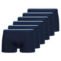 SKINY Herren Boxershorts, 6er Pack - Pants Cotton Multipack, Unterwäsche, Unterhose, einfarbig Blau M