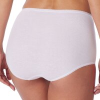 SCHIESSER Womens Maxi Briefs, 6-pack – ‘Cotton Essentials’, Maxi Pants, cotton White M (Medium)