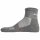 Salomon Unisex Quartersocken, 2er Pack - EVASION ANKLE, Wandersocken, atmungsaktiv Grau 45-47