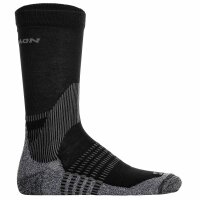 Salomon Unisex Wandersocken, 2er Pack - X Ultra Access Crew, Sportsocken, atmungsaktiv Schwarz/Anthrazit 36-38