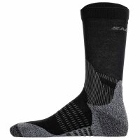 Salomon Unisex Hiking Socks, 2-Pack - X Ultra Access Crew, Sports Socks, Breathable Black/Anthracite 39-41 (UK 6-7,5)