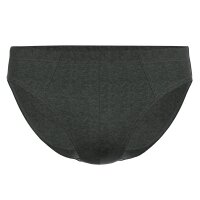 Seidensticker Herren Slips, 3er Pack - Brief 3-Pack, Single Jersey, Baumwollmischung, einfarbig Schwarz/Grau M