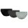 Seidensticker Men Briefs, pack of 3 – briefs, pack of 3, single jersey, cotton blend, plain colour Black/Grey M (Medium)