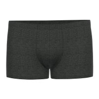 Seidensticker Men boxer shorts, pack of 3 – Trunk 3-pack, single jersey, cotton blend, plain colour Black/Grey M (Medium)