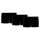 Seidensticker Herren Boxershorts, 3er Pack - Trunk 3-Pack, Single Jersey, Baumwollmischung, einfarbig Schwarz M