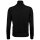 A|X ARMANI EXCHANGE Womens Turtleneck Sweater - Fine knit, virgin wool, logo, solid color Black XS (X-Small)