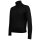 A|X ARMANI EXCHANGE Womens Turtleneck Sweater - Fine knit, virgin wool, logo, solid color Black XS (X-Small)