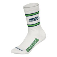 NFL Unisex Socken, 3er Pack - NFL Teams, 3Pack Crew Socks, Football, Logo, Baumwollmischung Seattle Seahawks 43-46