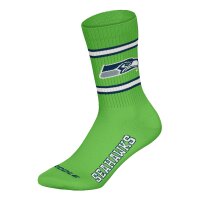 NFL Unisex Socken, 3er Pack - NFL Teams, 3Pack Crew Socks, Football, Logo, Baumwollmischung Seattle Seahawks 43-46