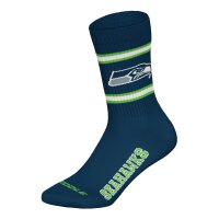NFL Unisex Socks, 3-Pack – NFL Teams, 3Pack Crew Socks, Football, Logo, Cotton Blend Seattle Seahawks 43-46 (9-11 UK)