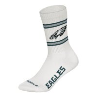 NFL Unisex Socken, 3er Pack - NFL Teams, 3Pack Crew Socks, Football, Logo, Baumwollmischung Philadelphia Eagles 43-46