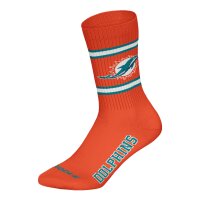 NFL Unisex Socks, 3-Pack – NFL Teams, 3Pack Crew Socks, Football, Logo, Cotton Blend Miami Dolphins 43-46 (9-11 UK)