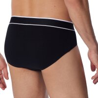SCHIESSER Herren Slips, 6er Pack - "95/5", Rio Briefs, Logo-Bund, Stretch Baumwolle Schwarz L