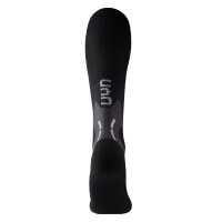 UYN Men Ski Socks - Ski One Alpine Merino Socks, Sports Socks, Logo, Breathable Black 39-41
