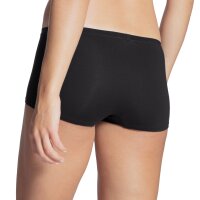 CALIDA Damen Panty-Slip - Natural Comfort, Regular Cut, einfarbig Schwarz XS (36/38)