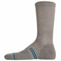 STANCE Unisex Socken, 3er Pack - Run Light Tab Crew, Logo, Performance Socken, Crew Socken Schwarz/Weiß/Grau 38-42