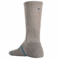 STANCE Unisex Socken, 3er Pack - Run Light Tab Crew, Logo, Performance Socken, Crew Socken Schwarz/Weiß/Grau 38-42