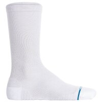 STANCE Unisex Socks, 3-Pack - Run Light Tab Crew, Logo, Performance Socks, Crew Socks Black / White / Grey 38-42