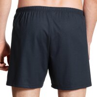 CALIDA Men Woven Boxer Shorts, 2-Pack - Prints Benefits, Cotton, Single Jersey Dark Blue L (Large)