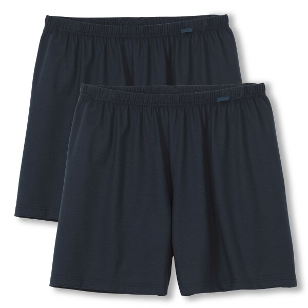 CALIDA Herren Web-Boxershorts, 2er Pack - Prints Benefits, Baumwolle, Single Jersey Dunkelblau M (50)