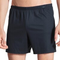 CALIDA Herren Web-Boxershorts, 2er Pack - Prints Benefits, Baumwolle, Single Jersey Dunkelblau M (50)