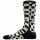 STANCE Unisex Socken - Wave Check Crew, Logo, Crew Socken Schwarz 43-47
