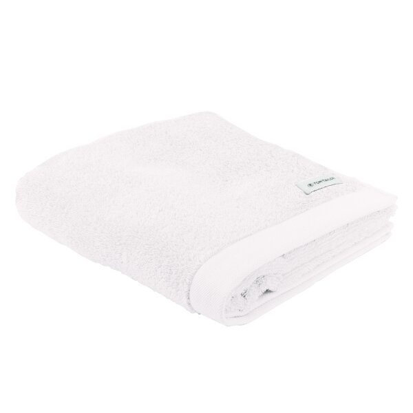 TOM TAILOR Handtuch - Color Bath Towel, Frottier, Baumwolle Weiß 50x100cm